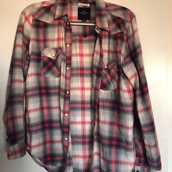 American Eagle Outfitters Tops - American Eagle Boyfriend Flannel